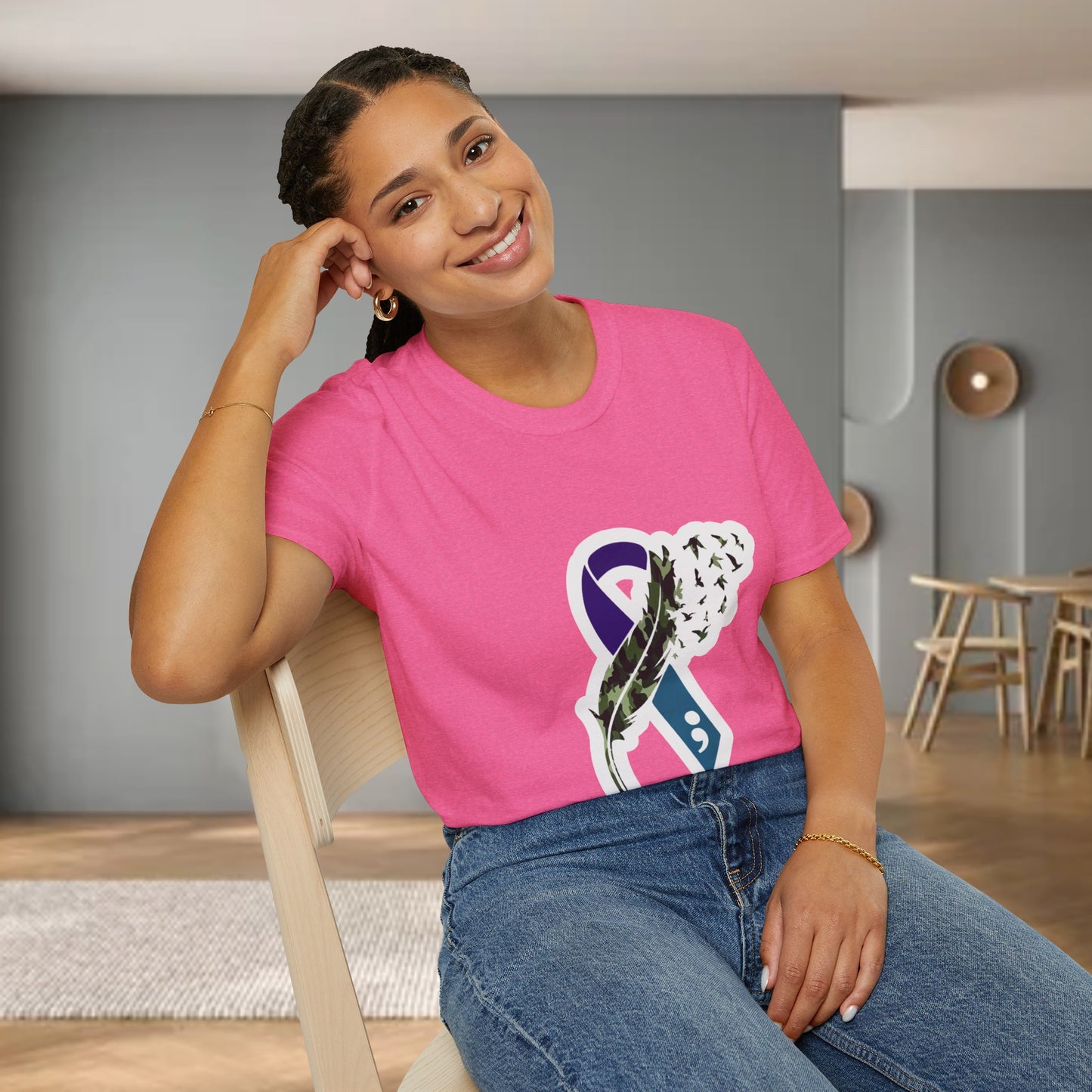 Suicide Awareness Unisex Softstyle T-Shirt (women)