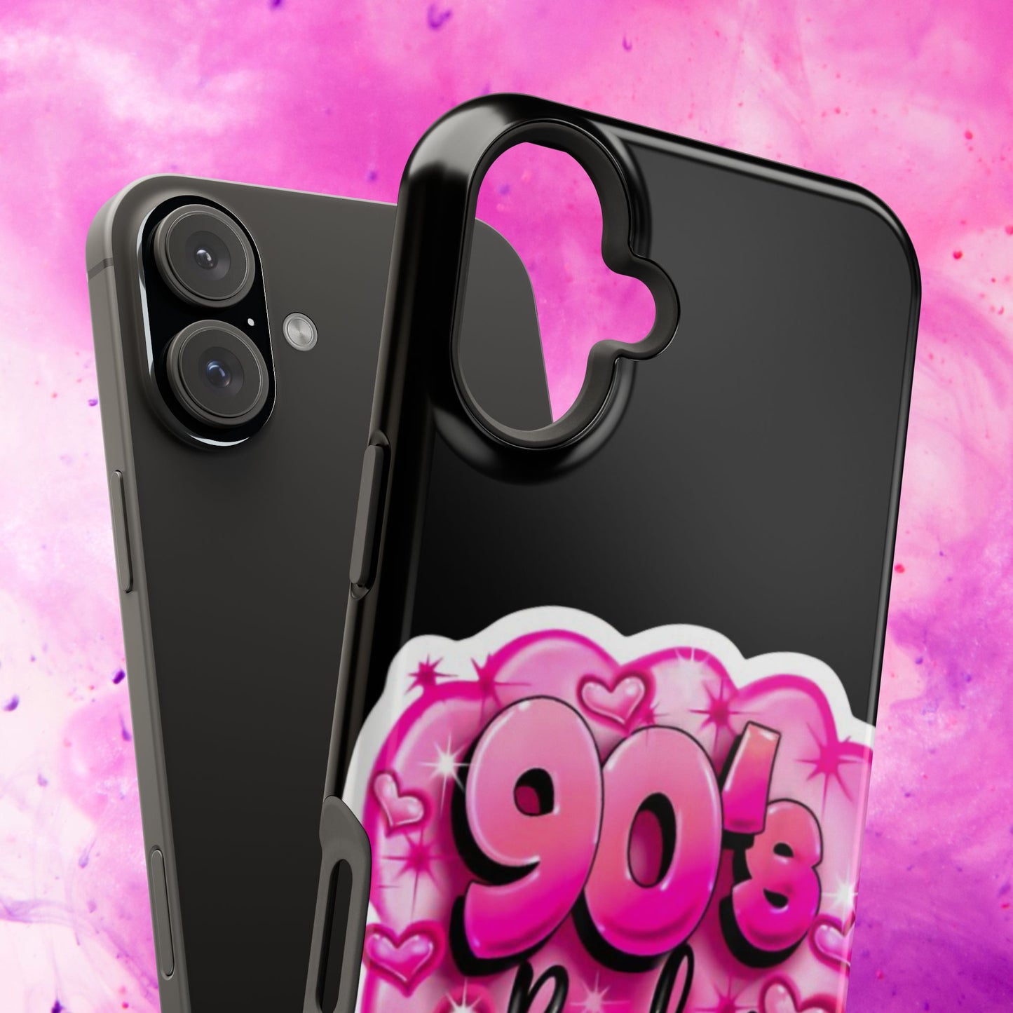 Impact-Resistant Case — "90's Baby" Pink Retro Graphic