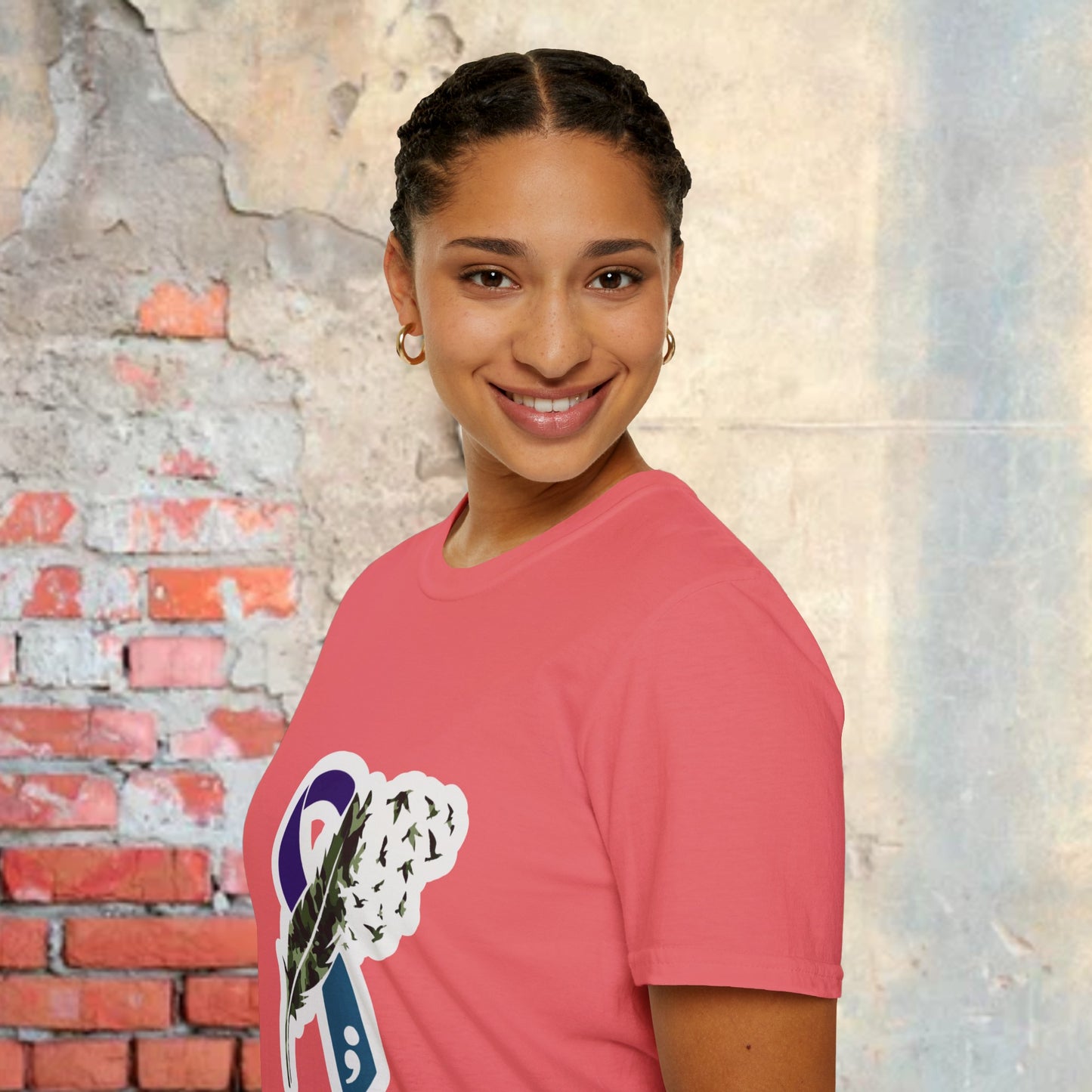 Suicide Awareness Unisex Softstyle T-Shirt (women)