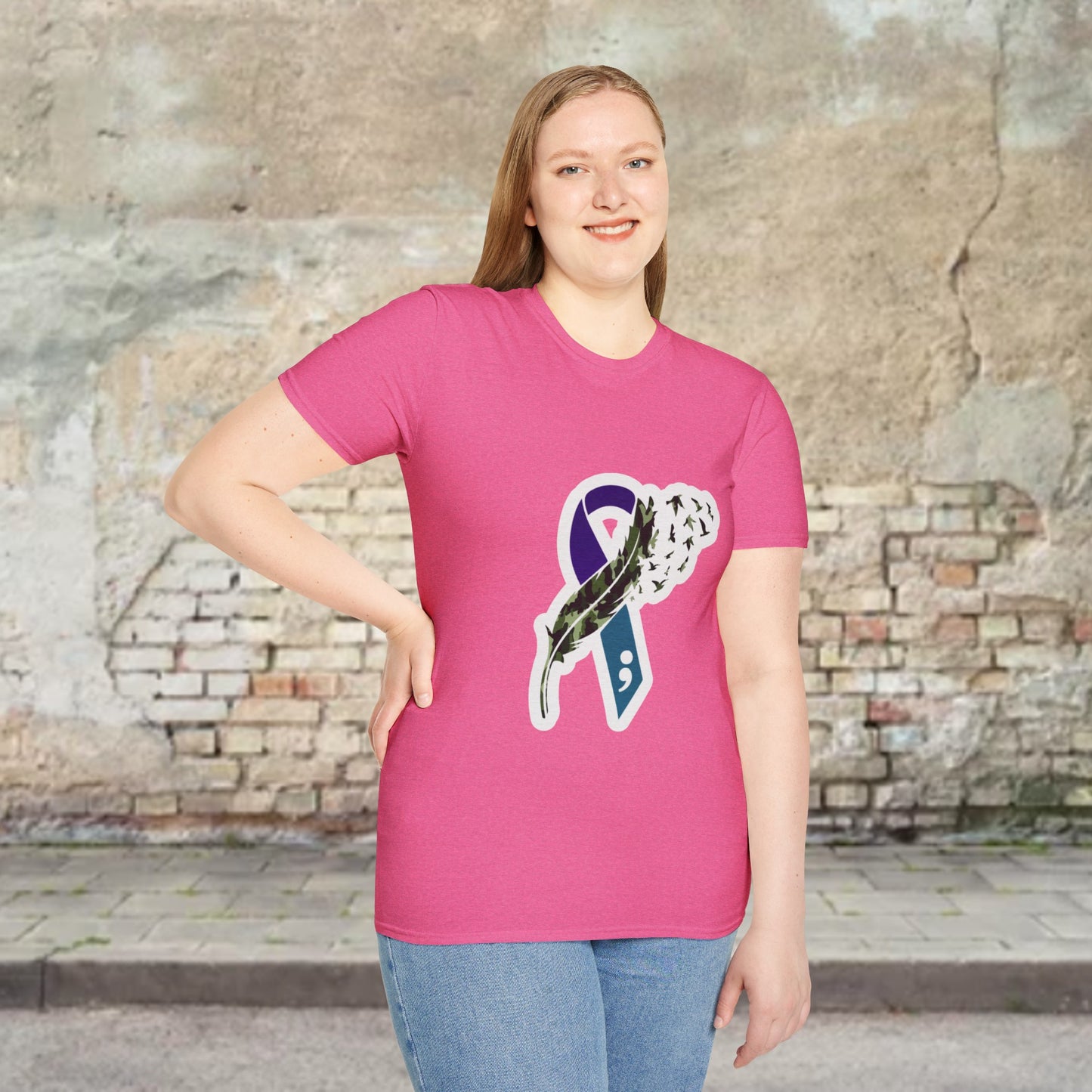 Suicide Awareness Unisex Softstyle T-Shirt (women)