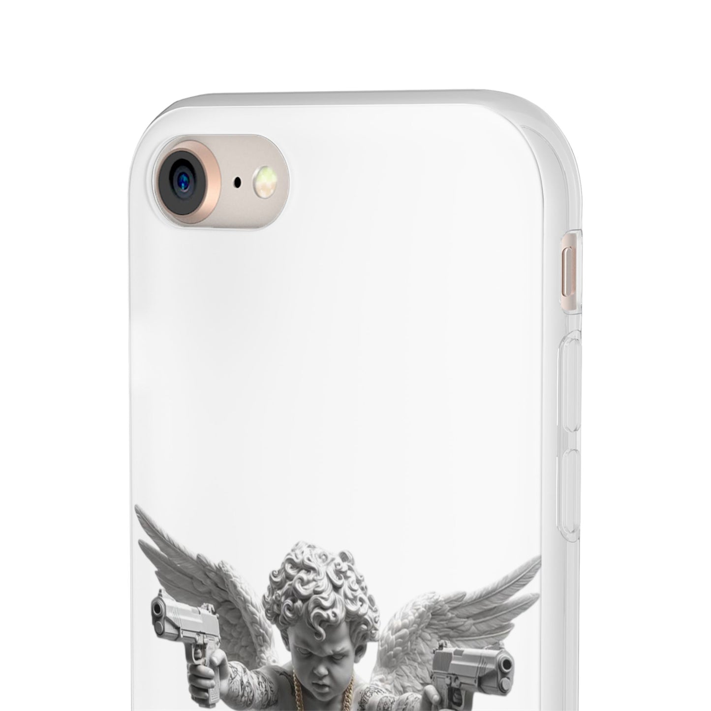 Cherub with Guns Phone Case — Edgy Angel iPhone Case