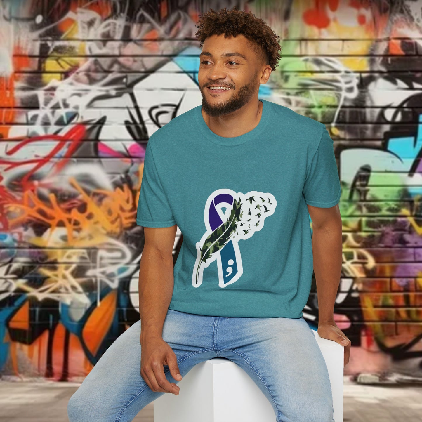 Suicide Awareness Unisex Softstyle T-Shirt (men’s)