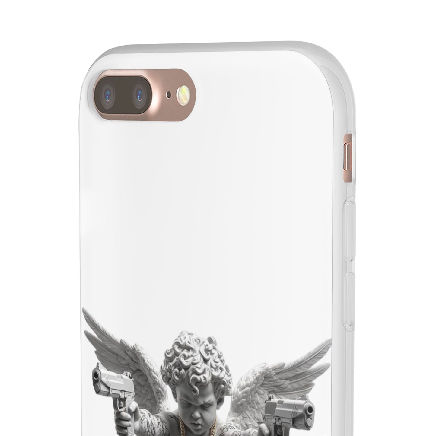 Cherub with Guns Phone Case — Edgy Angel iPhone Case