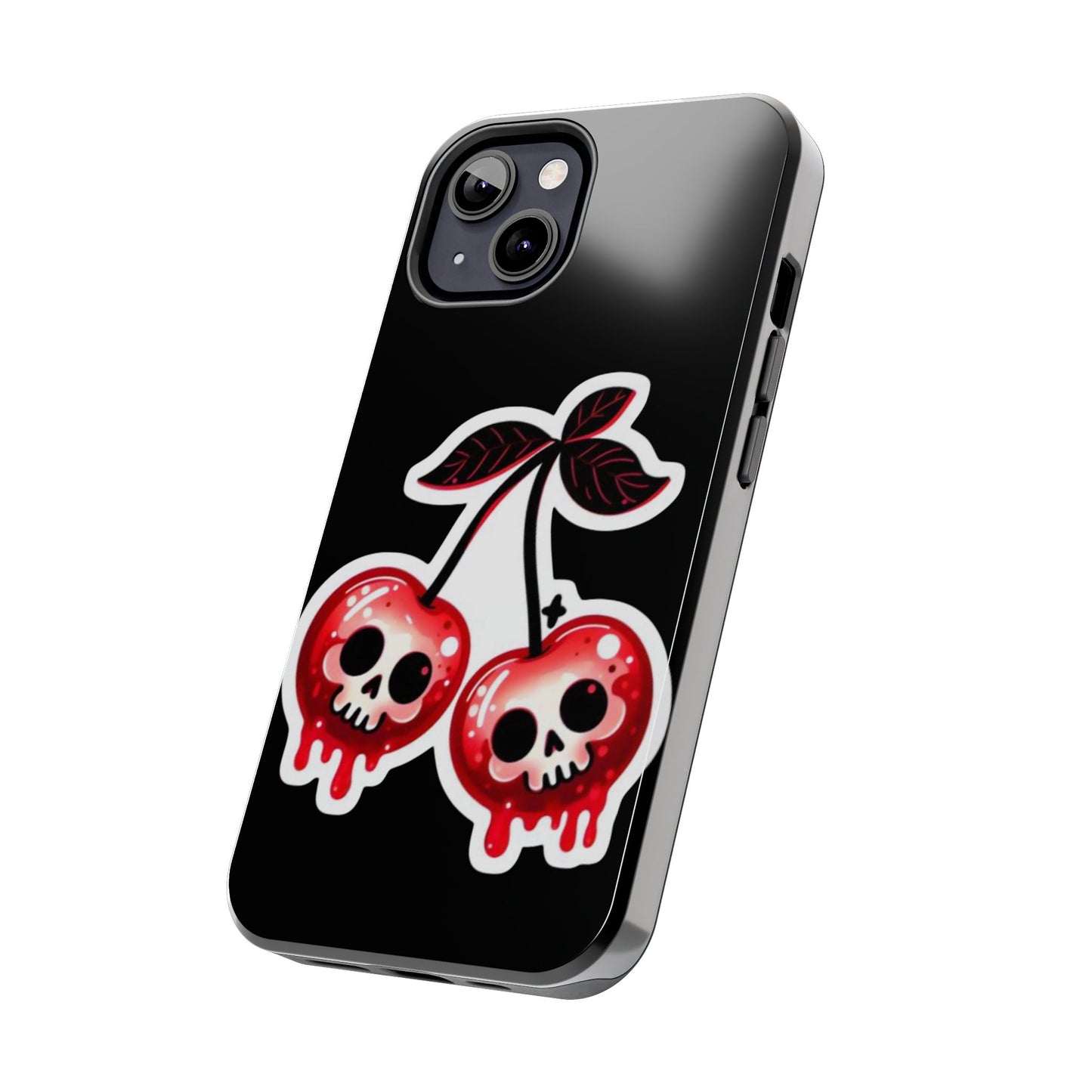 Tough Phone Case — Dripping Skull Cherries Graphic