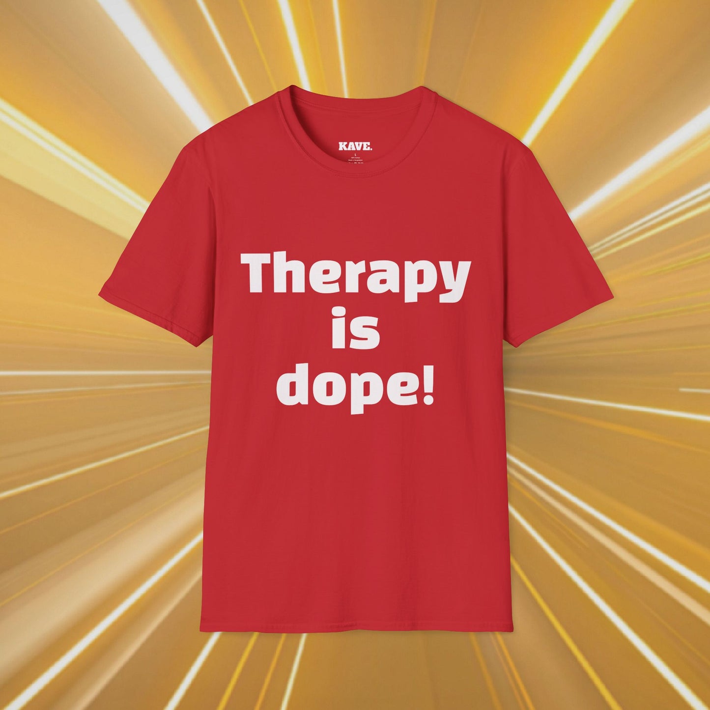 Therapy Is Dope T-Shirt —  Mental Health Awareness Tee