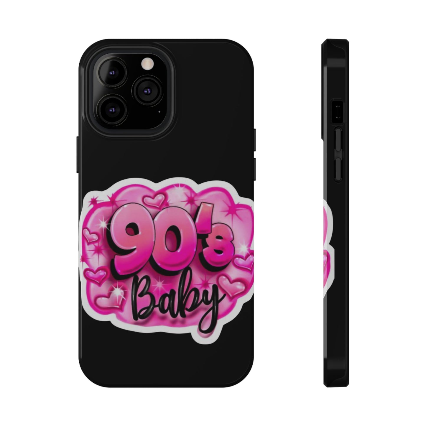 Impact-Resistant Case — "90's Baby" Pink Retro Graphic